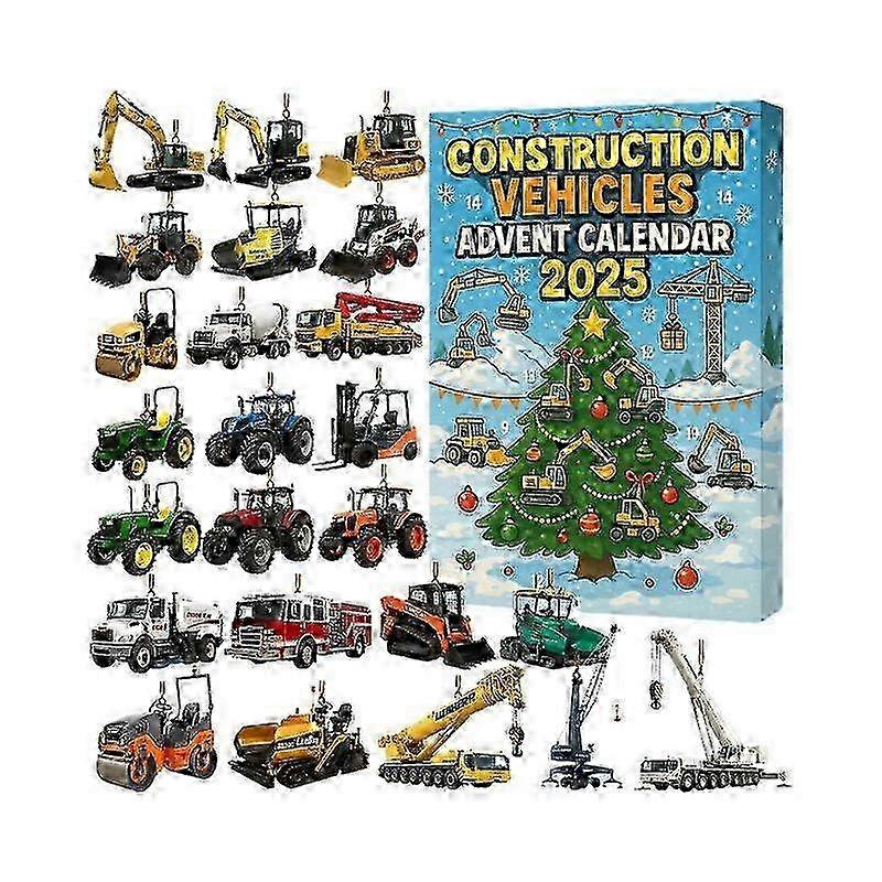 Construction Vehicles Advent Calendar 2025