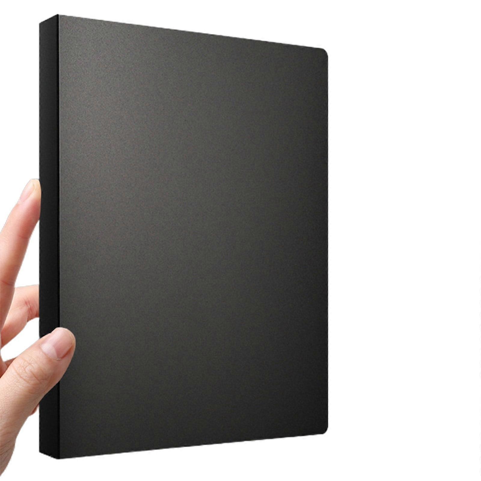 A4 File Binder 4-ring Binder 2-ring Binder Expandable A4 File Folder Document Organizer 220 Sheets Capacity for Office