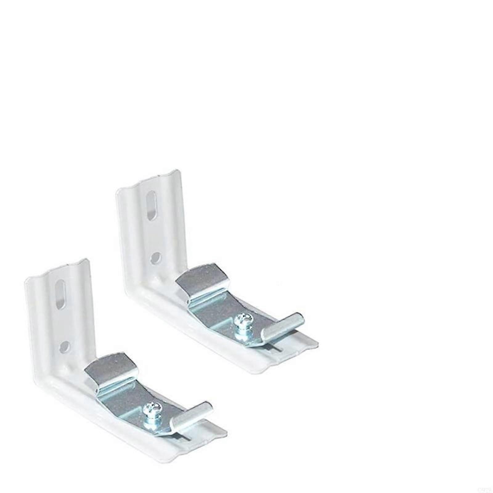 Vertical Blinds Headrail Set of 8 Heavy Duty L Brackets for Easy Curtain Installation