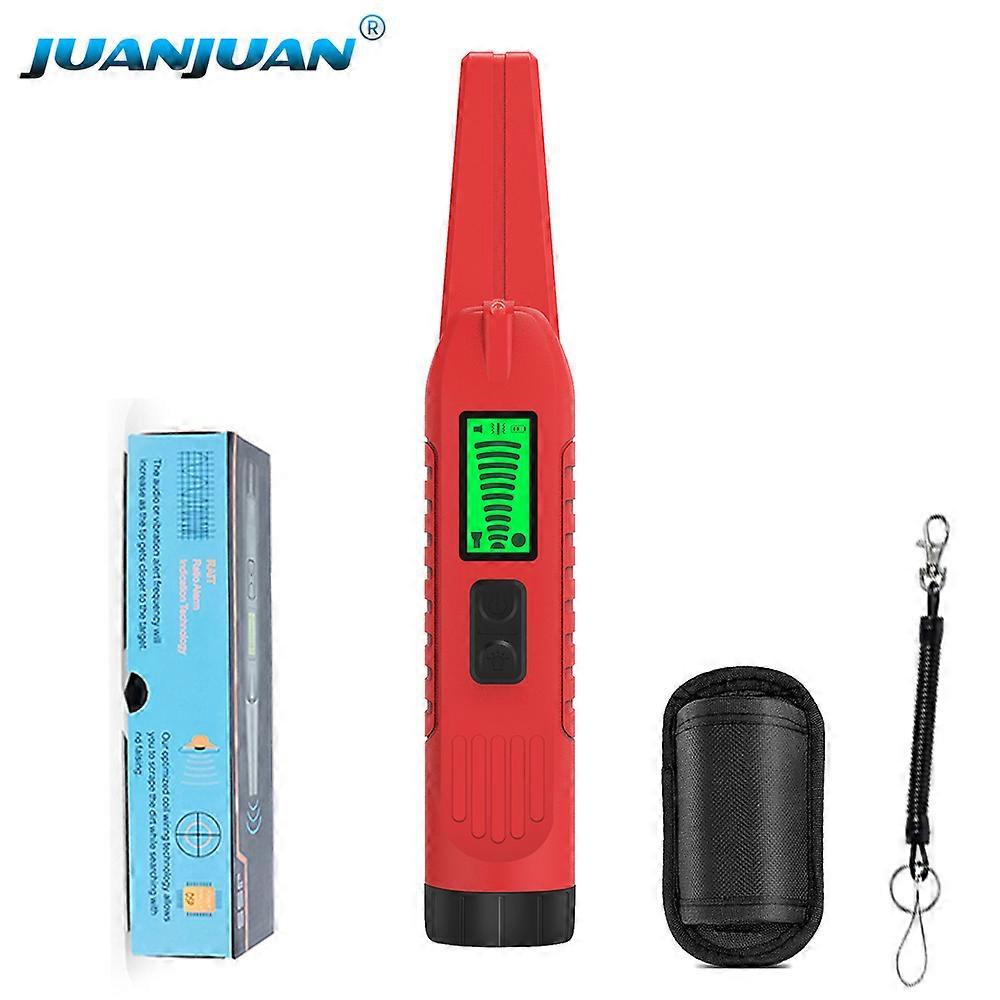 Handheld Metal Detector Metal Pinpointing Rod Detector 360�� Side-scan Metal Finder Scanner Gold Silver Coin Detector LCD Display
