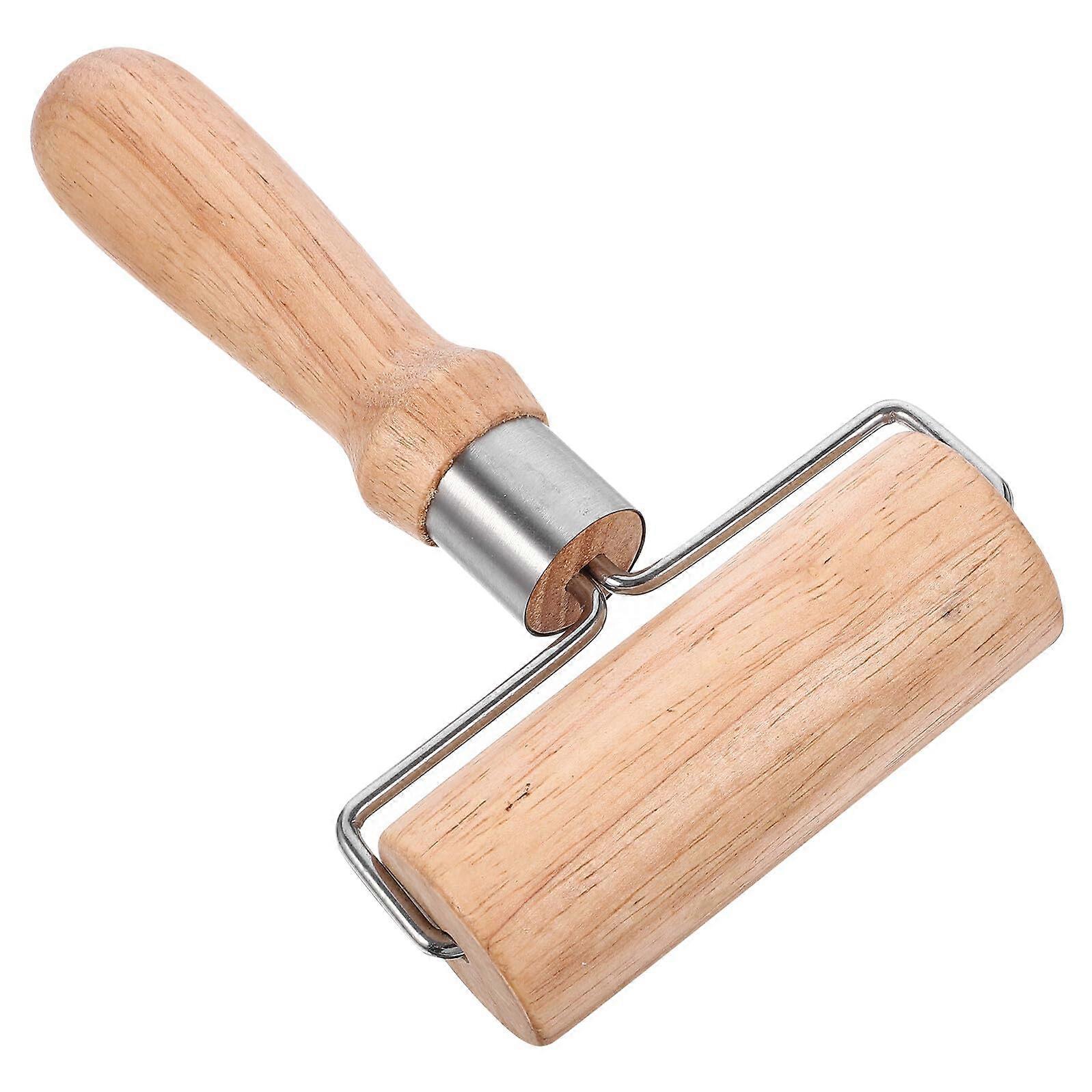 Wooden Rolling Pin Large Nonstick Pastry Dough Roller for Baking Pizza with Smooth Edges