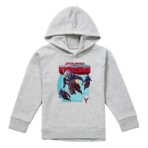 Star Wars Mandalorian Childrens/Kids Attack Heather Hoodie