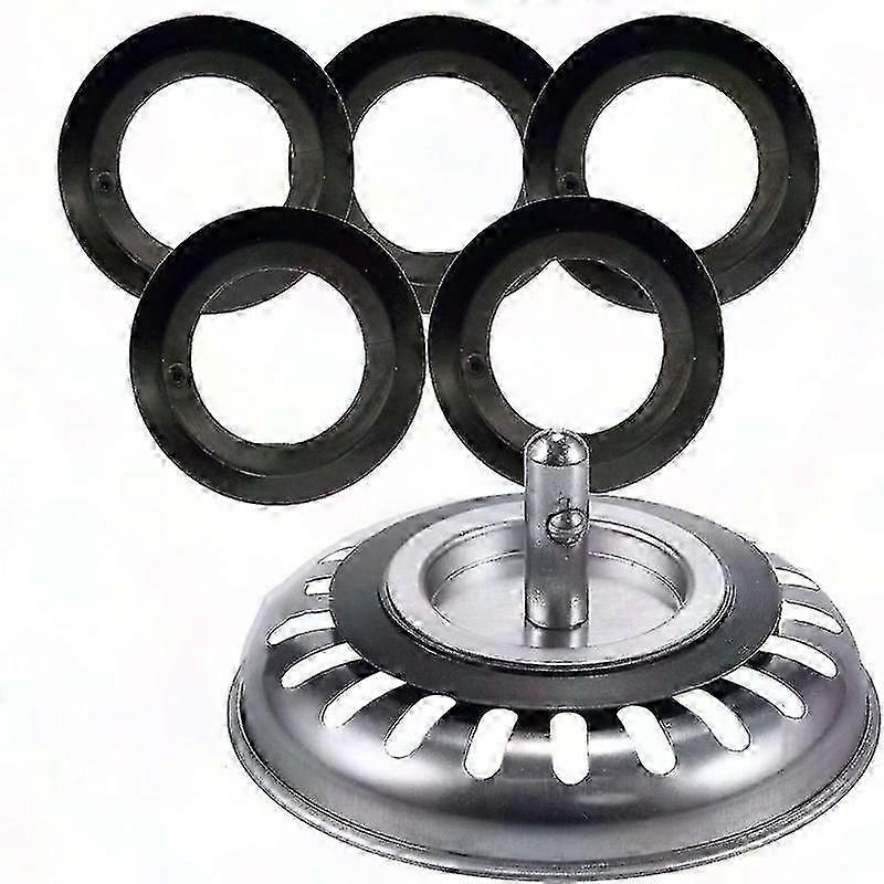 5-Pack INF Rubber Seals for Drain Strainer