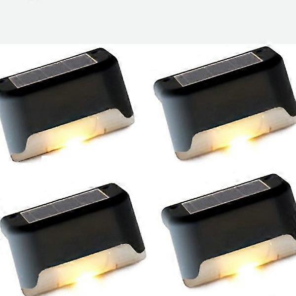 Solar Powered Lighting for Stairs, Railings, 4-pack 4-pack