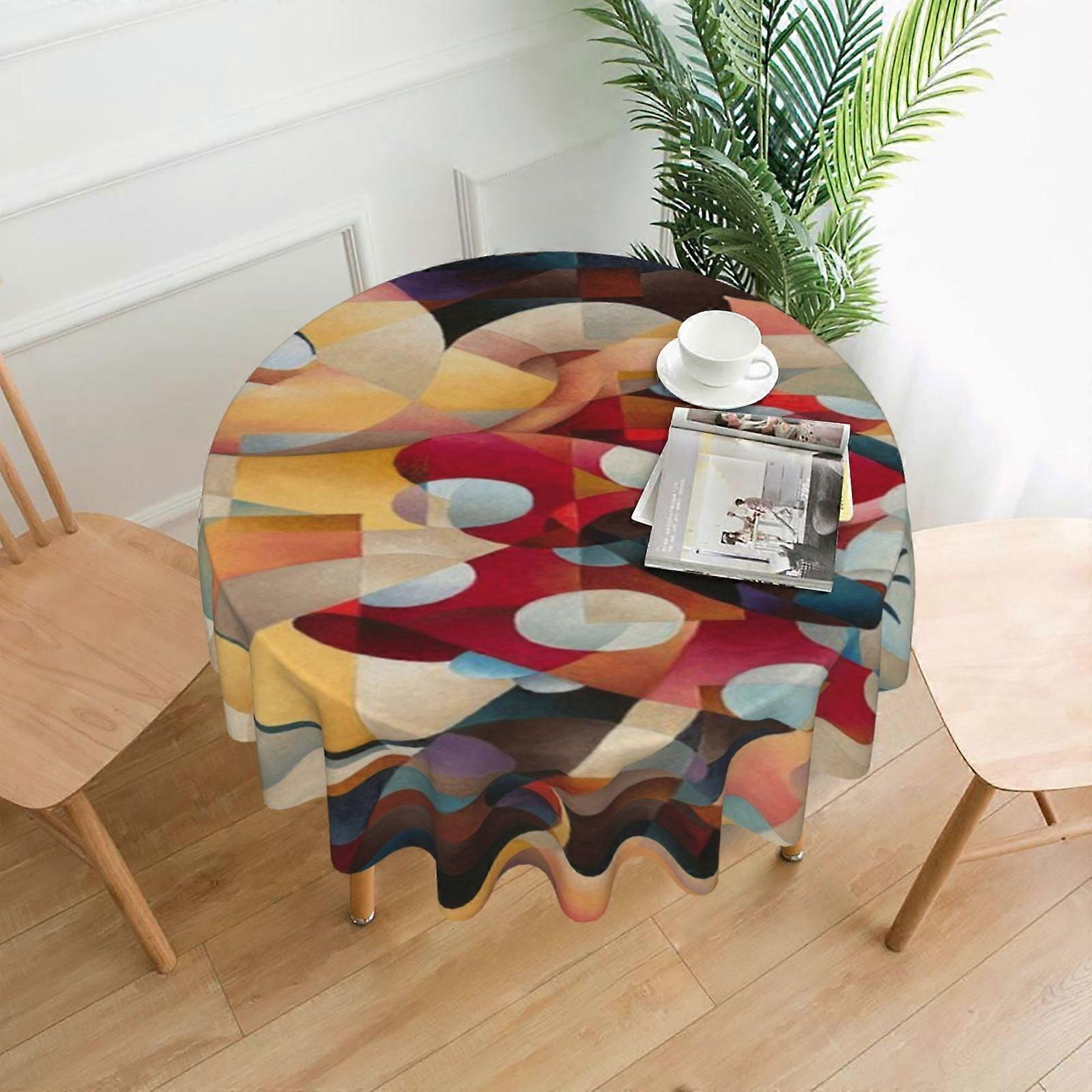 Mickey Mouse Rectangular Tablecloth, Water Resistance Antiwrinkle Spillproof Soft Fabric, 60in, compatible with standard tables