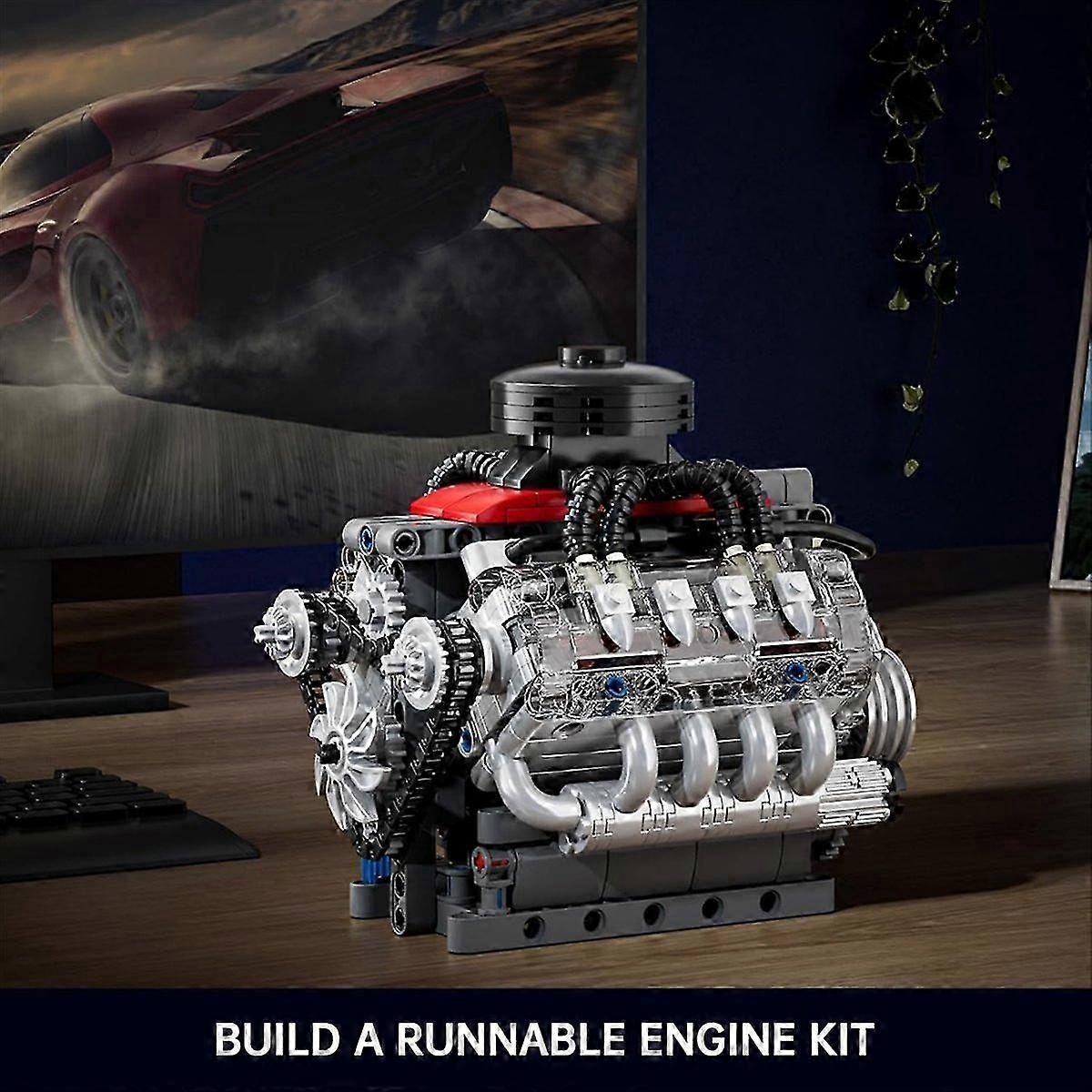 Kit de mini motor V8 para experimentos científicos de física