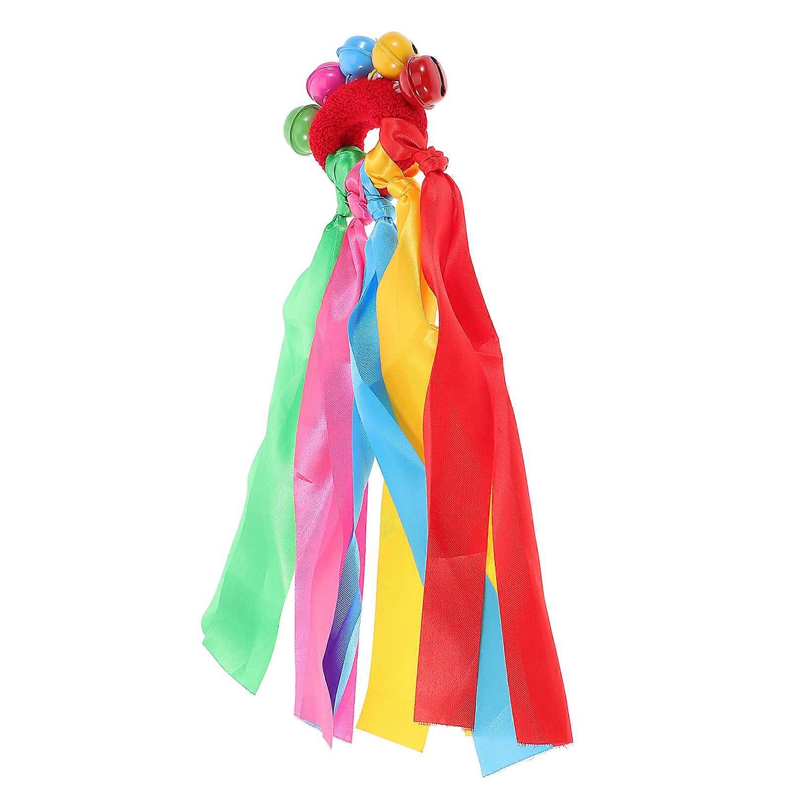 Rainbow Hand Kite for Playing with Ring Ribbon Hand Kite Red