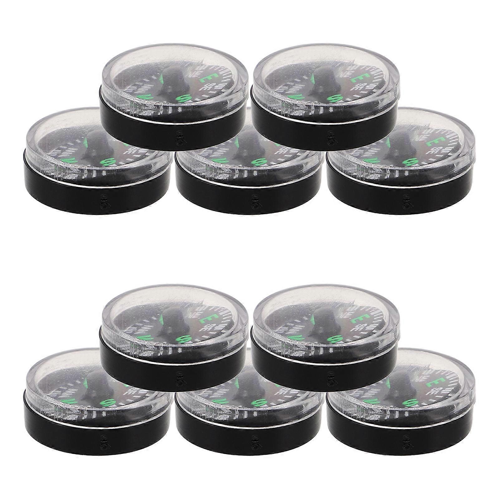 Durable Outdoor Compass Plastic for Camping Hiking Survival 12Pcs Set