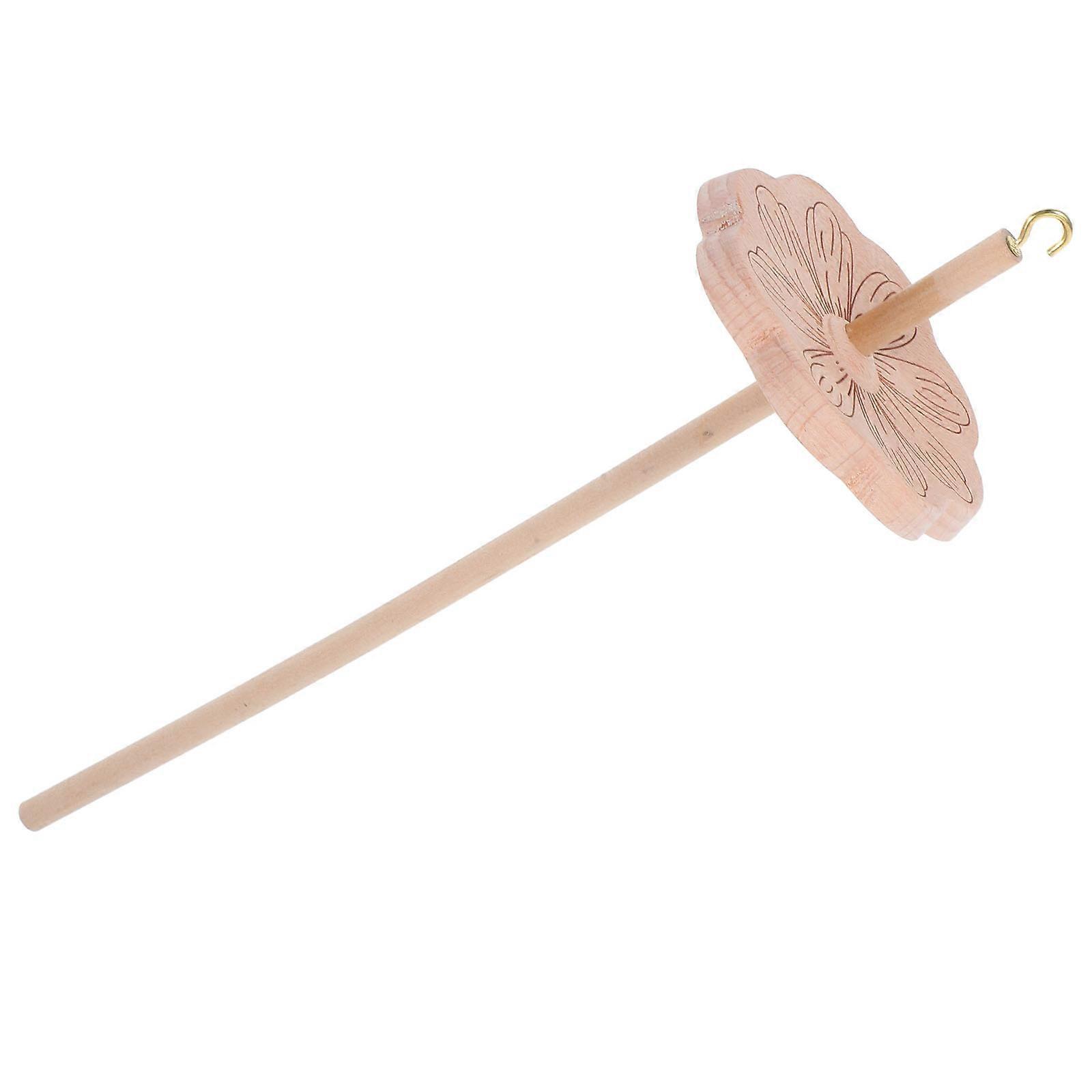 Wooden Yarn Spinning Wheel Part for Whorl Driven Mechanism