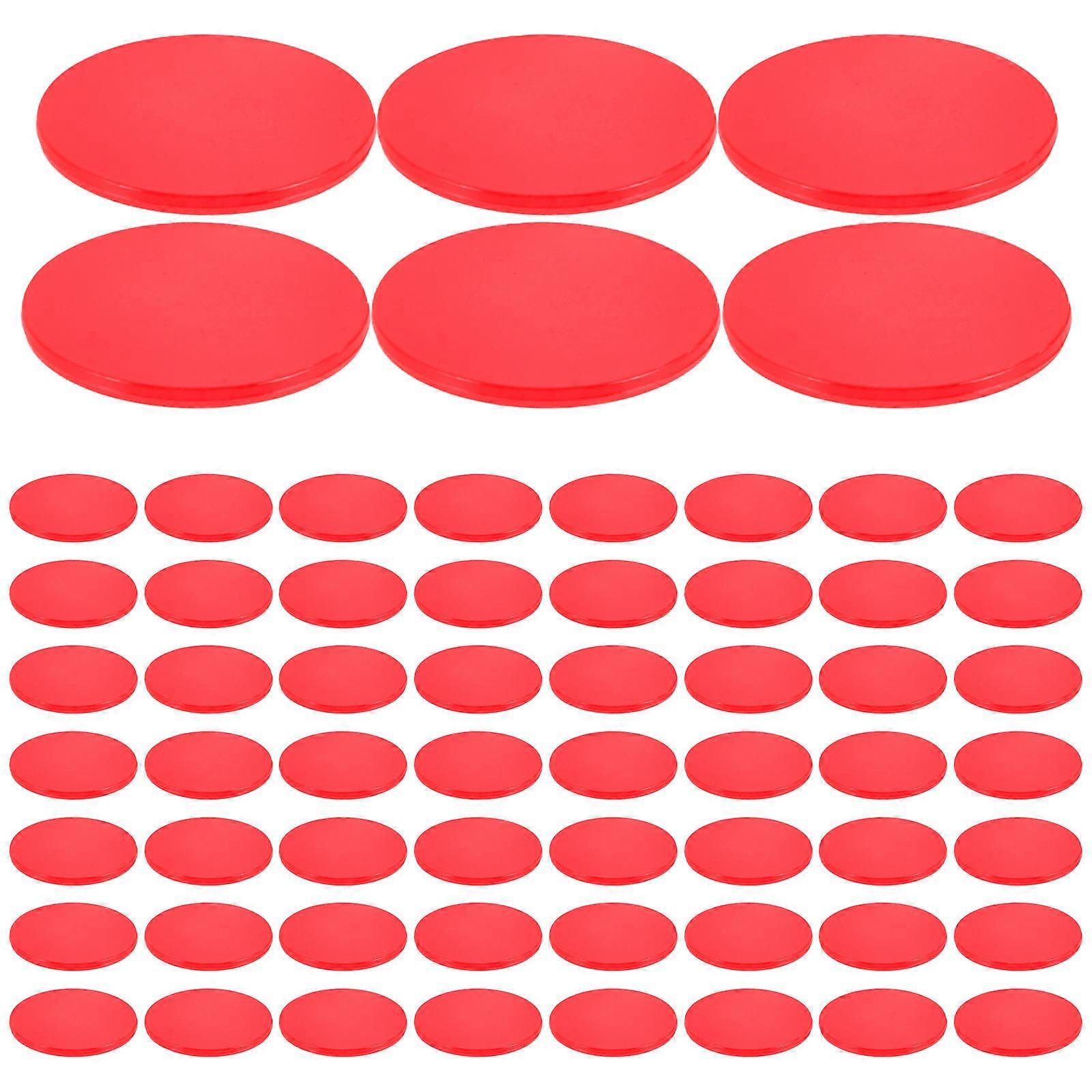 Colored Game Chips Counting Chips with 100Pcs for Board Game Use