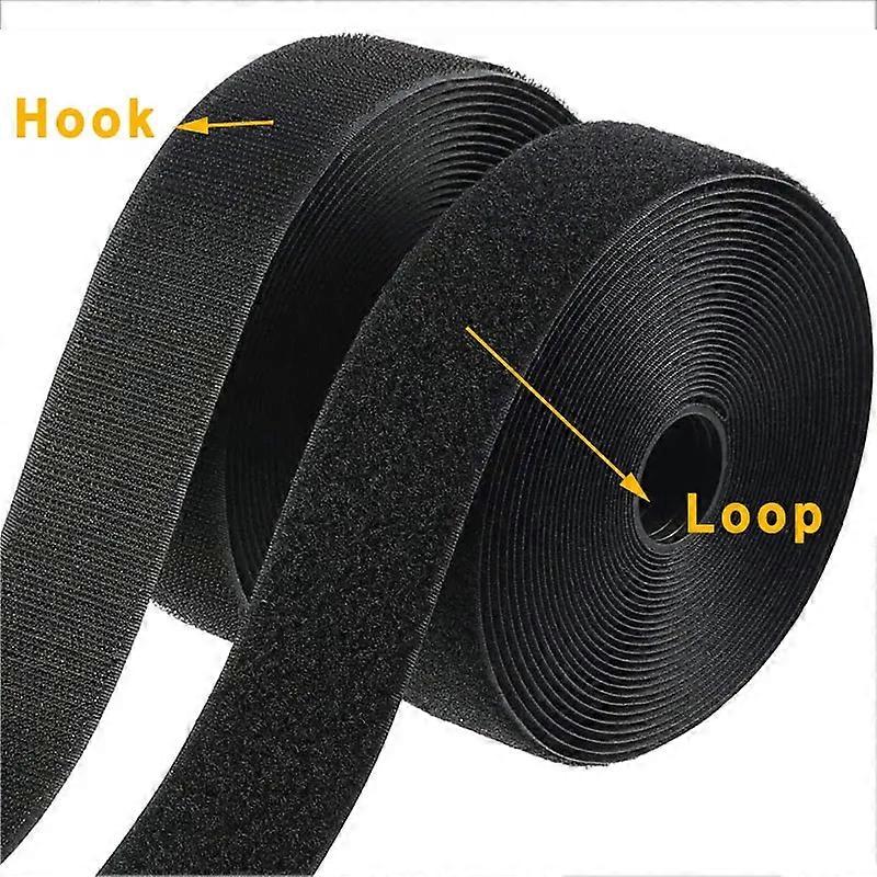 10Meter Sew on Hook And Loop Tape Non-Adhesive Fastener Tape Back Nylon Strips Fabric Fastener Sewing Accessorie 20/25/30/50mm ?