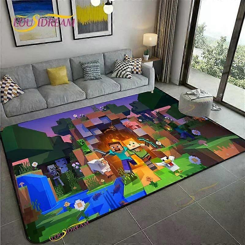 M-MIN Sandbox Games Carpet For Living Room Bedroom Coffee Table Area Rugs Kids Kitchen Unslip floor Mats Alfombra Birthday gift