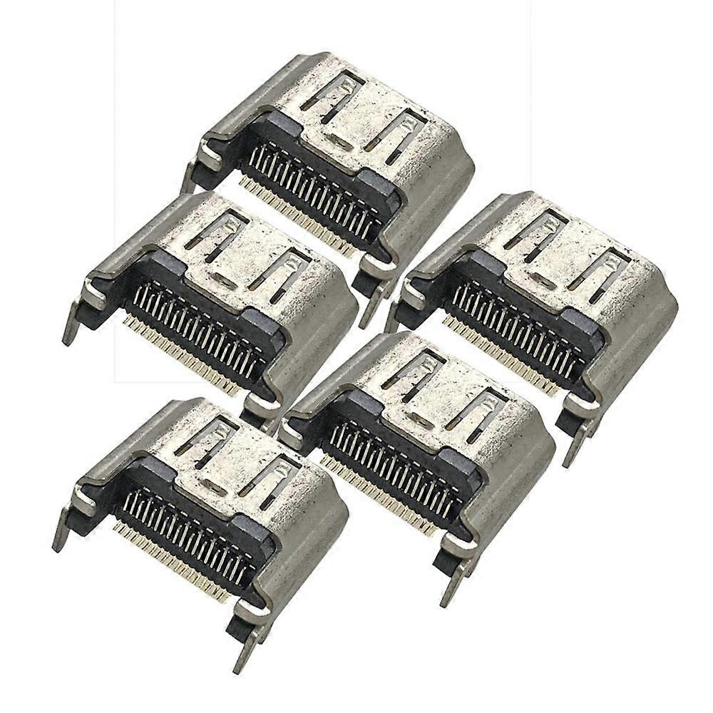 5PCS PS4 Port Connector Replacement Socket for PlayStation 4 Console  Parts