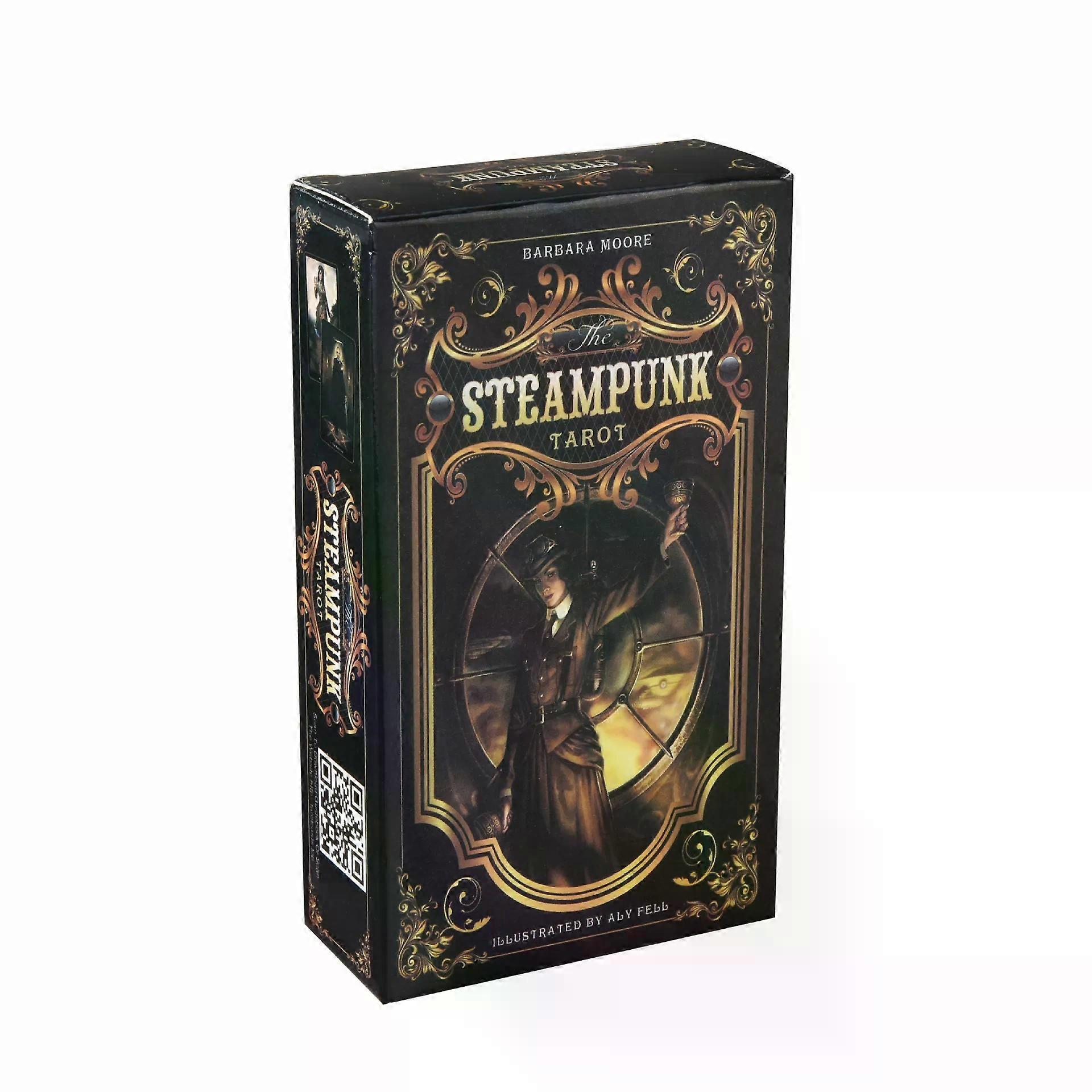 HOT 400 Style Tarot Cards Oracle Golden Art Nouveau The Green Witch Universal Celtic Thelema Steampunk Tarot Board Deck Games