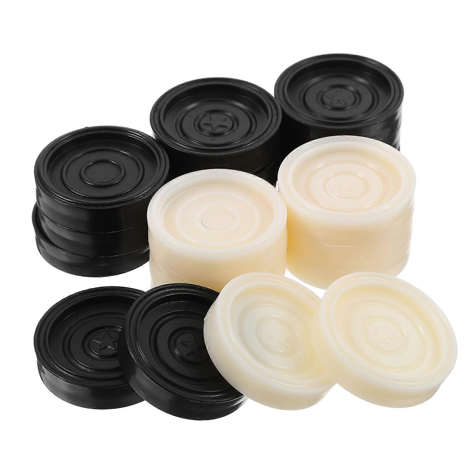 Backgammon Chess Pieces for Board Game 24Pcs Plastic Checkers Set