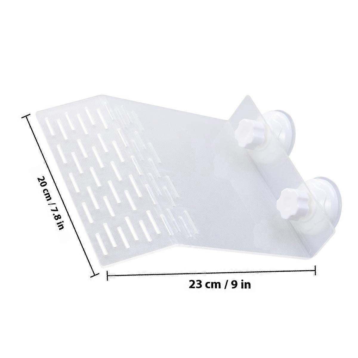 Floating Turtle Pier Acrylic Dock with Suction Cups 1 Piece for Turtles