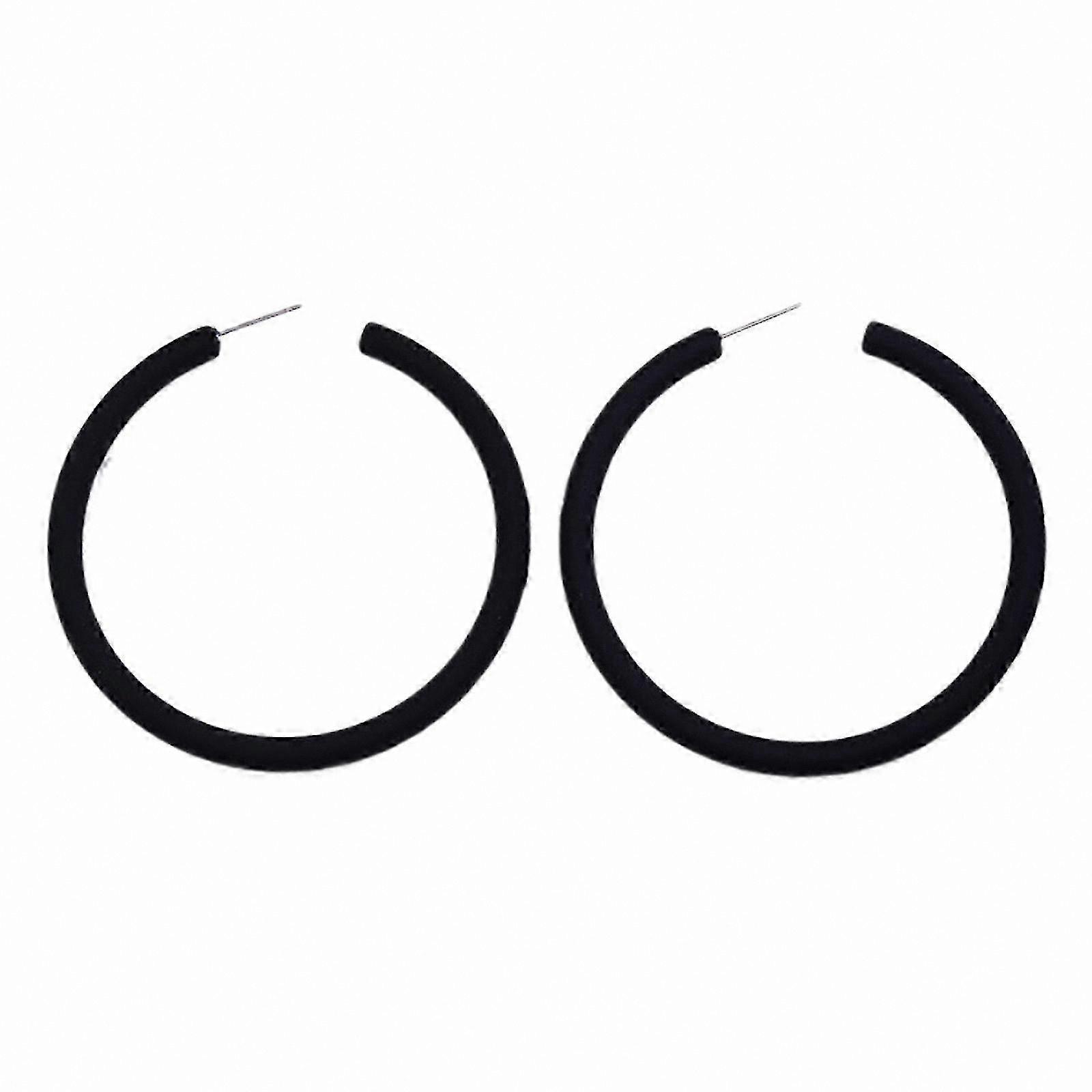 Acrylic Circle Hoop Dangle Earrings for Everyday and Special Ocns