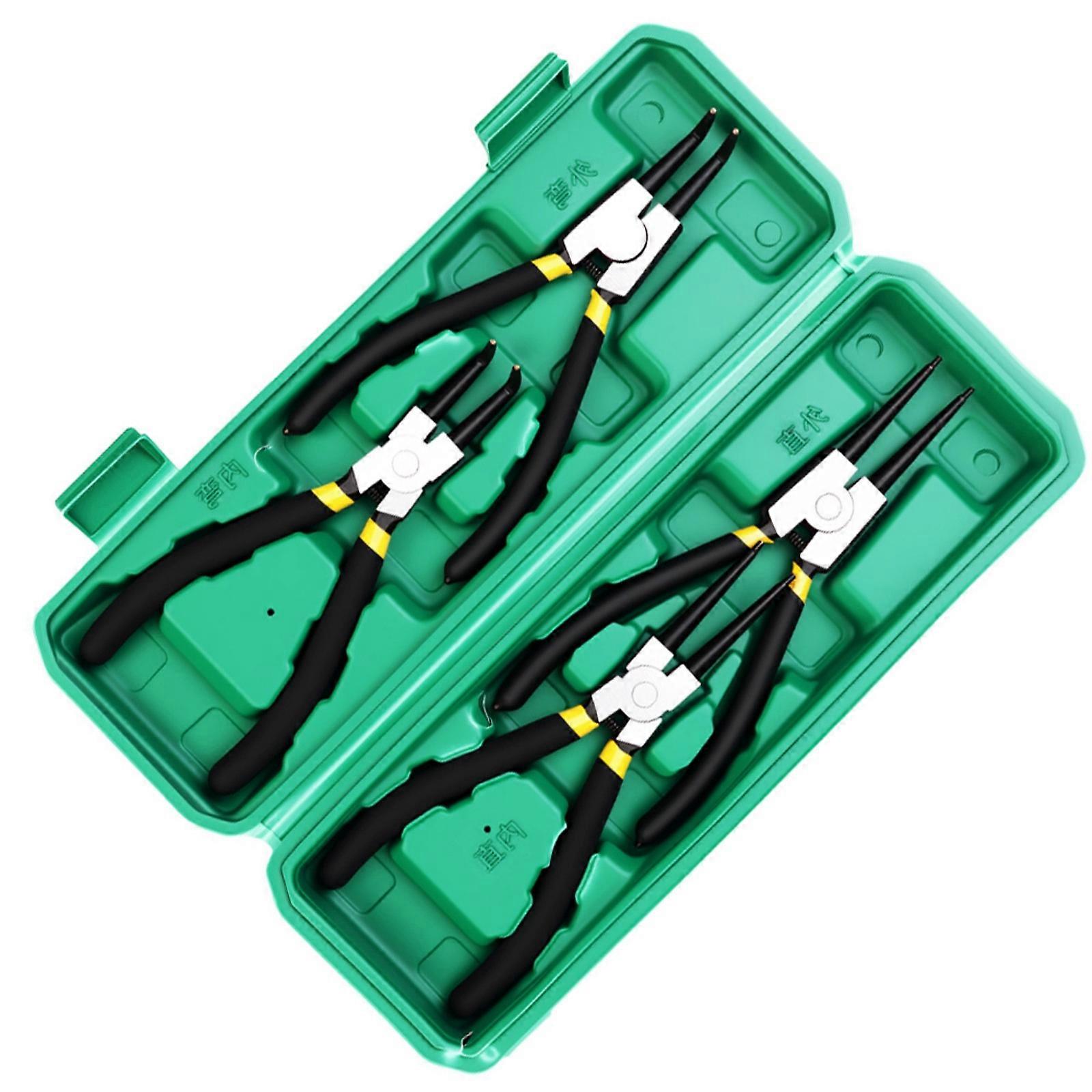 Different Snap Rings Pliers For Multiple Use AntiOxidation Internal External Circlip Pliers Secure Quality Operation Multicolor