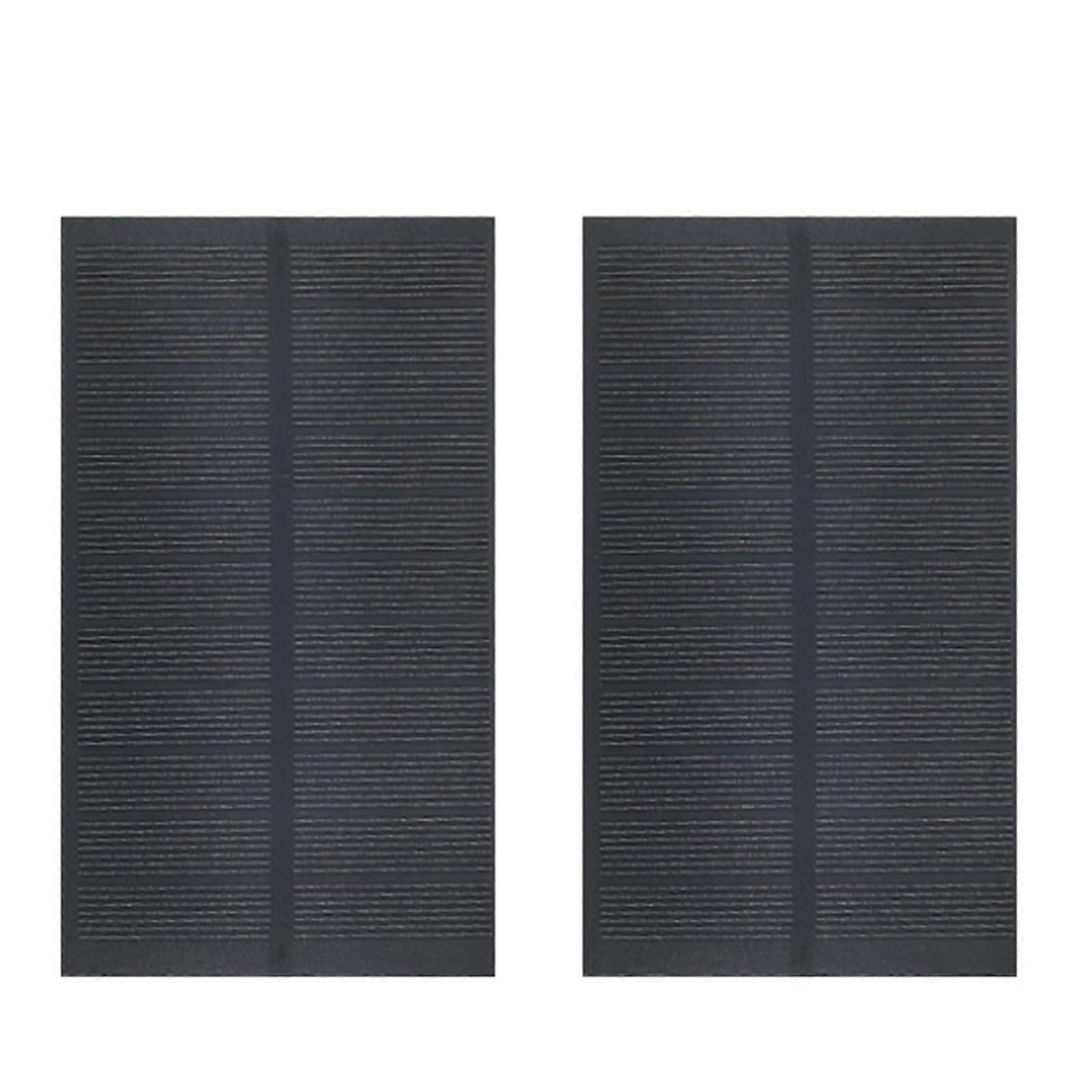 2pcs 5V 1.6W Monocrystalline Solar Panel  Efficiency for Small Projects and Outdoor Lighting
