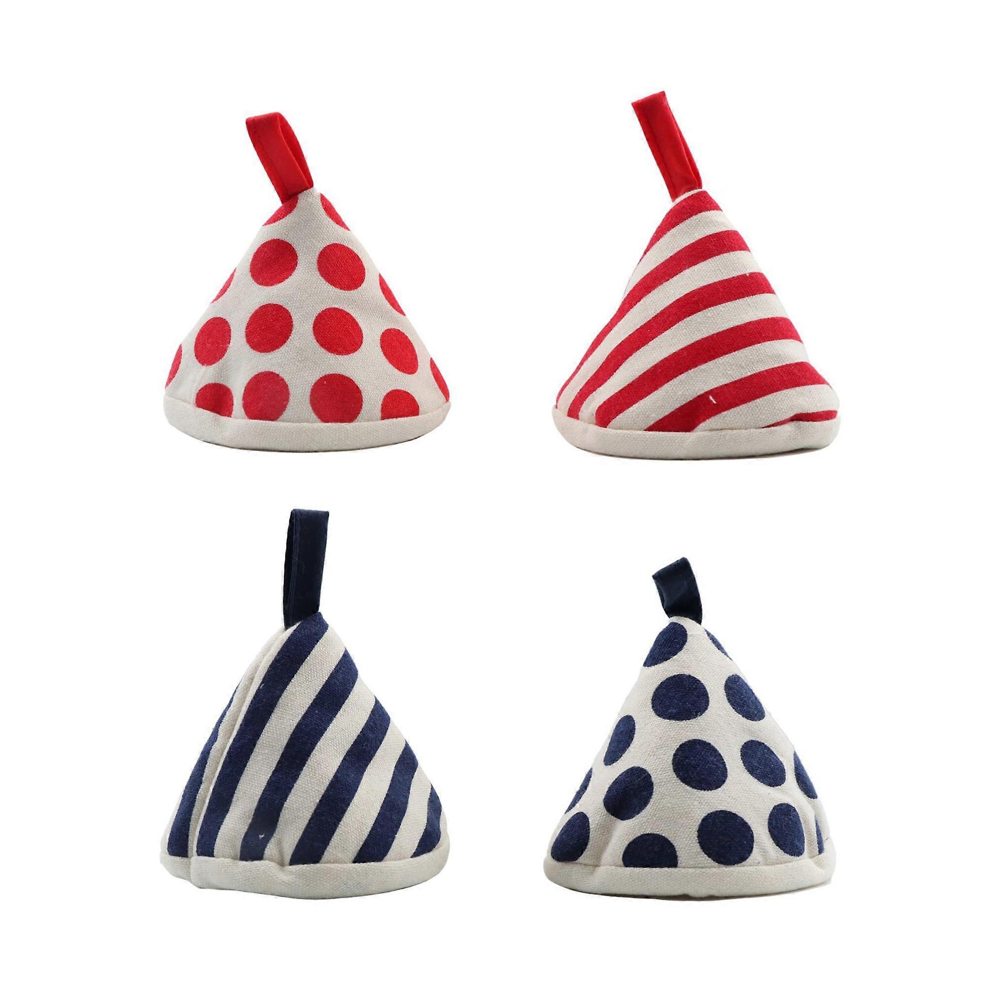 Cast Iron Skillet Handle Cover Set, HeatResistant Cotton Triangular Grip, Washable Reusable