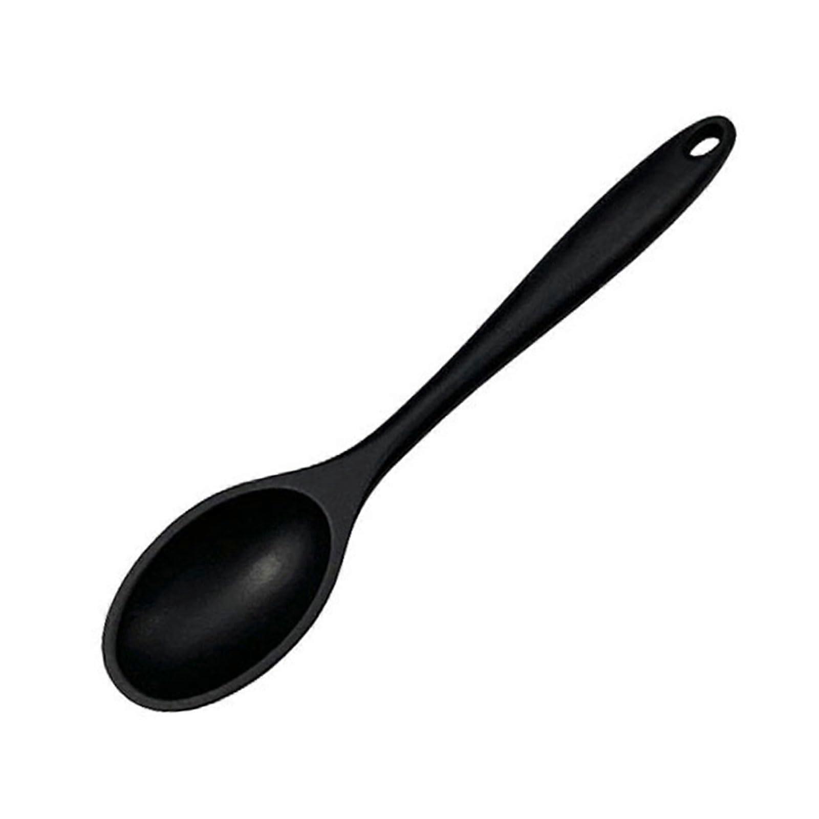 Silicone Cooking Spoon Long Handle Heat Resistant Non Stick Large Serving Spoon for Kitchen Use