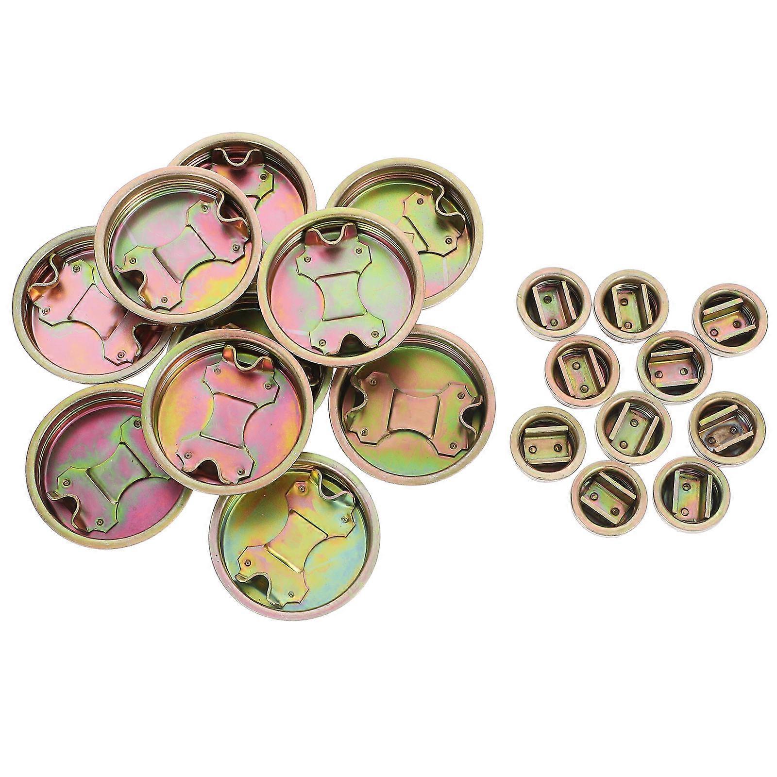 Oil Drum Bung Caps Iron Drum Caps for Secure Closure 20Pcs