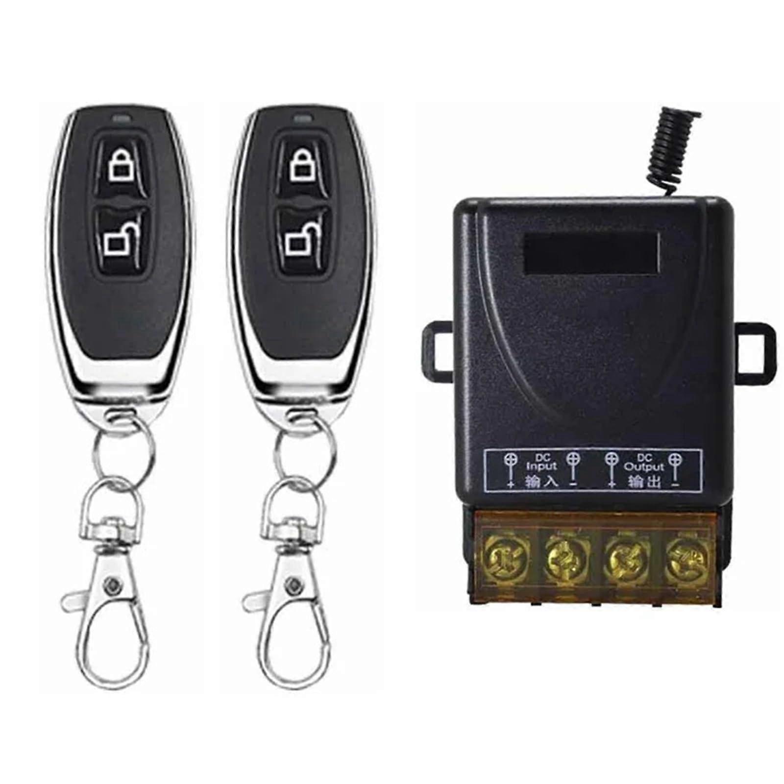 433MHz Wireless Remote Control Switch for Water Pump DC 12V36V Long Range  Power 30A