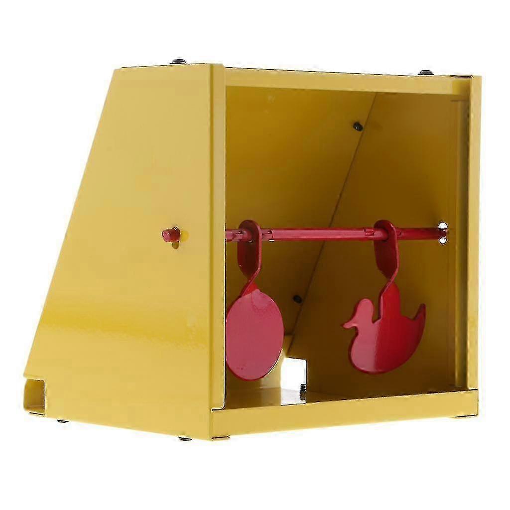 Integrated Shooting Target With Pellet Catcher For Training Black And Red