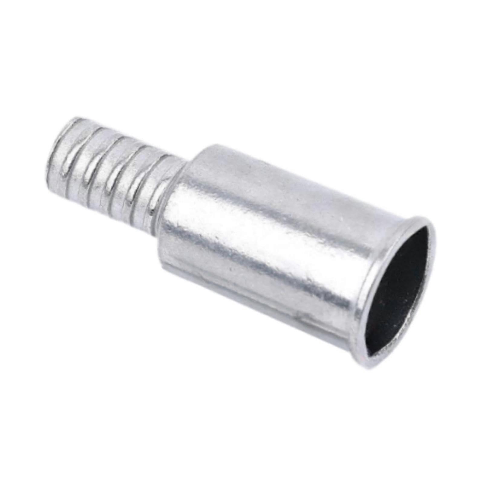 Broom Handle Replacement with 22mm Threaded Tip Connector, Durable Metal Part for Mop and Poles