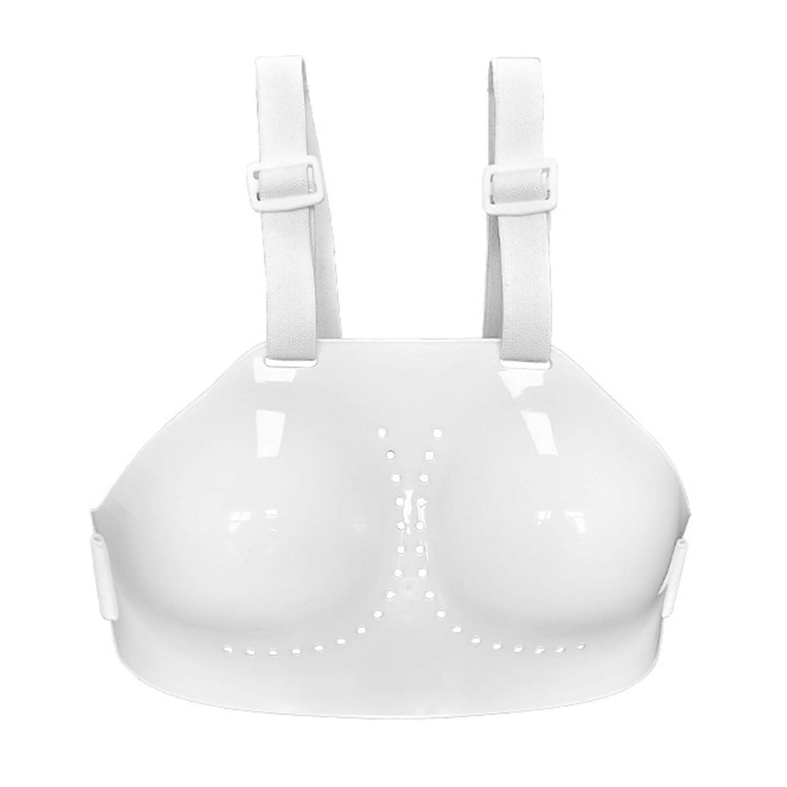 Women's Fencing Chest Protector with Shock Absorbent Padding and Adjustable Strap Fit