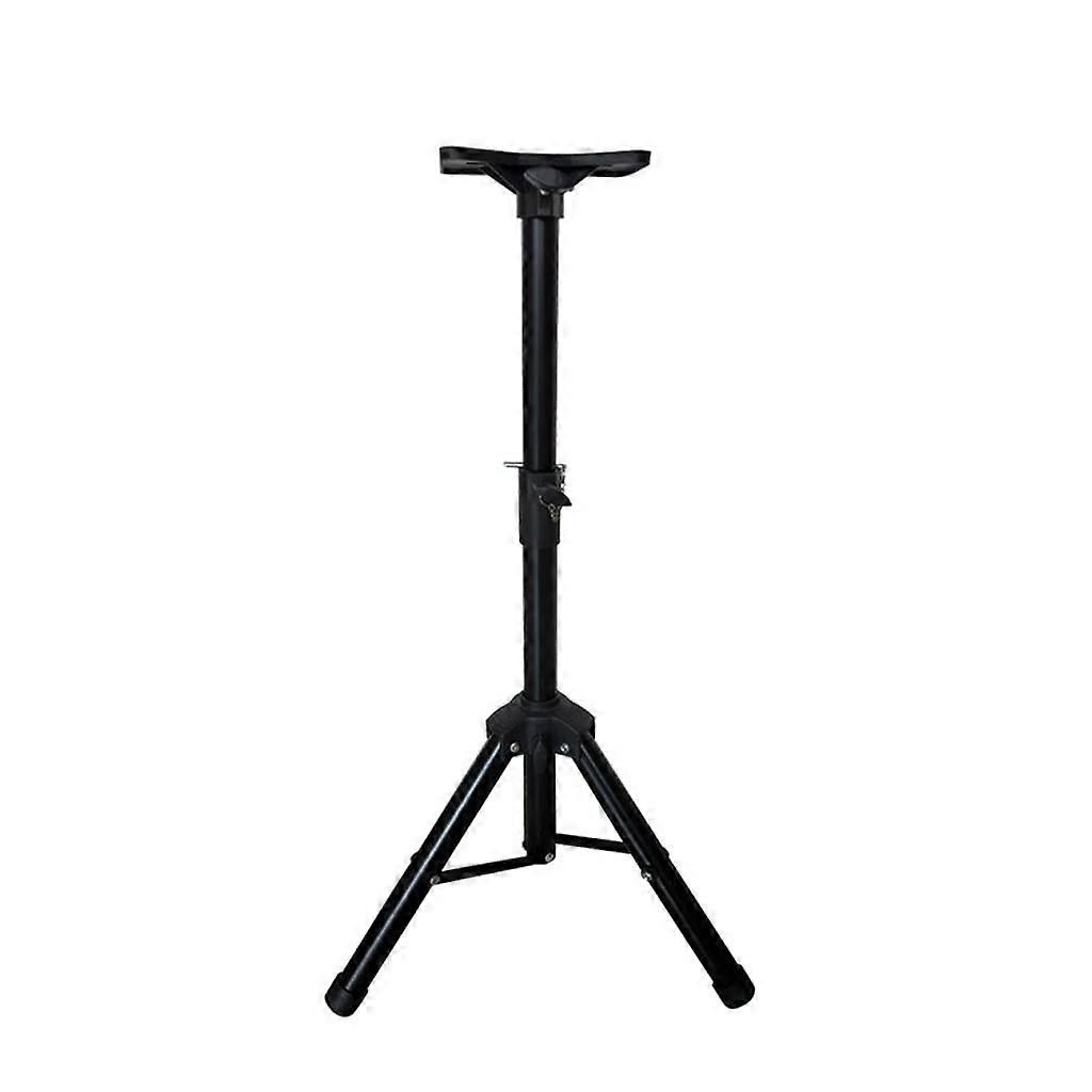 Adjustable Tripod Projector and Speaker Stand with Stable Base for Home or Studio Black