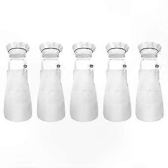 Kids Cooking Set: 10-Piece Adjustable Apron and Hat for Kitchen Fun