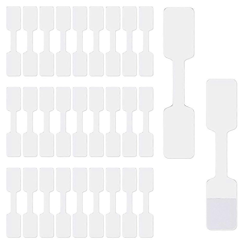 Writable Cable Labels Self-Adhesive for Cable Use 400Pcs White Tags