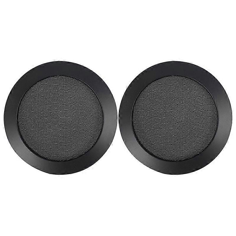 Ceiling Speaker Grille, 4-Inch Ceiling Embedded Audio Speaker Grille(Black)
