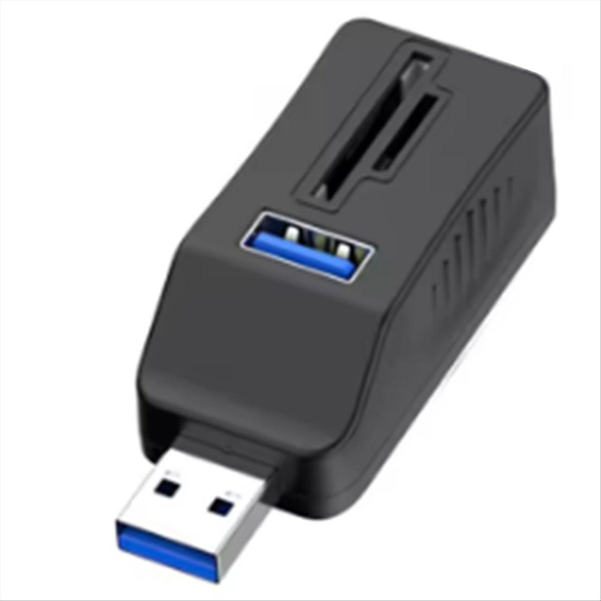 5-in-1 USB 3.0 HUB Extender SD/TF Card Reader OTG Function HUB