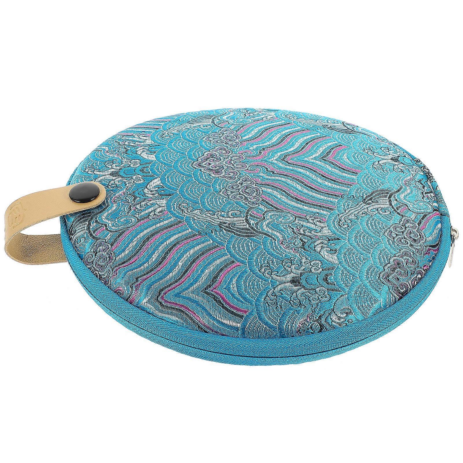 Tea Cake Packing Bag Cloth Container for Tea Storage 5Pcs Sky-Blue Set