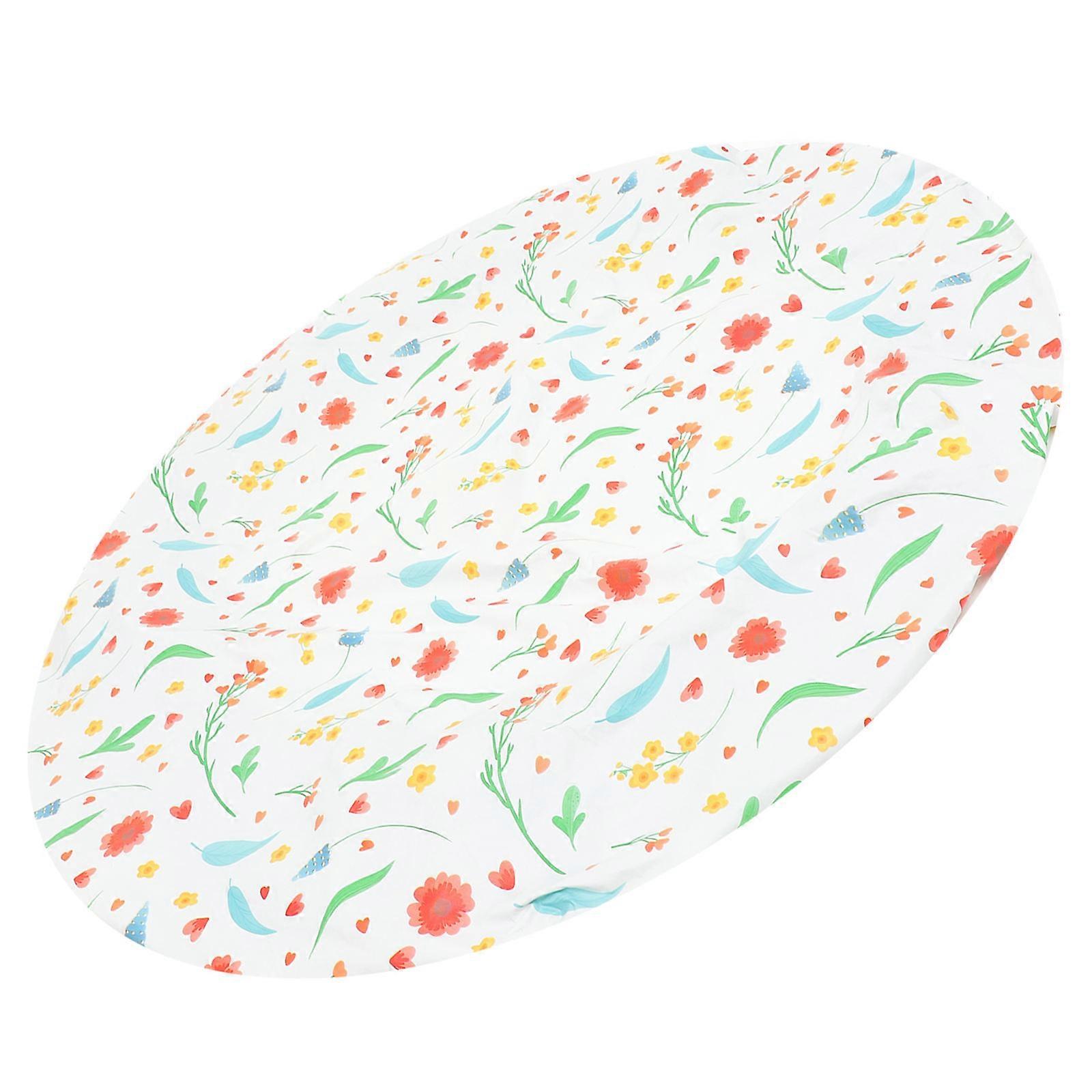 Multi Color Round Tablecloth for Table Decoration 5Pcs Set PVC Material