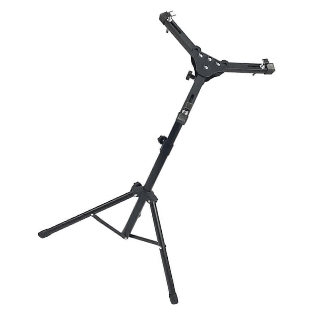 Adjustable Drum Practice Pad Stand and Snare Drum Stand with Height Control Black BeginnerFriendly