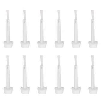 Lurrose 100pcs Nail Polish Replacement Brushes Dipping Liquid Applicator Brushes Manicure Tools