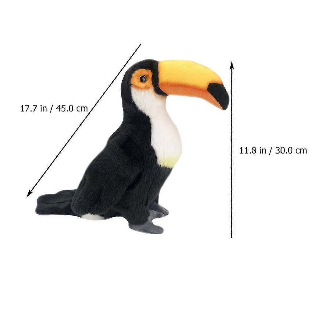 Peluche toucan décorative (1 pièce)