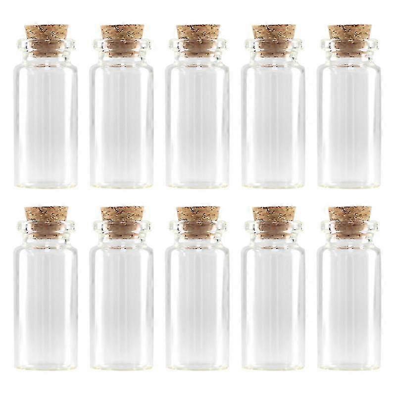 100pcs Cork Glass Bottle