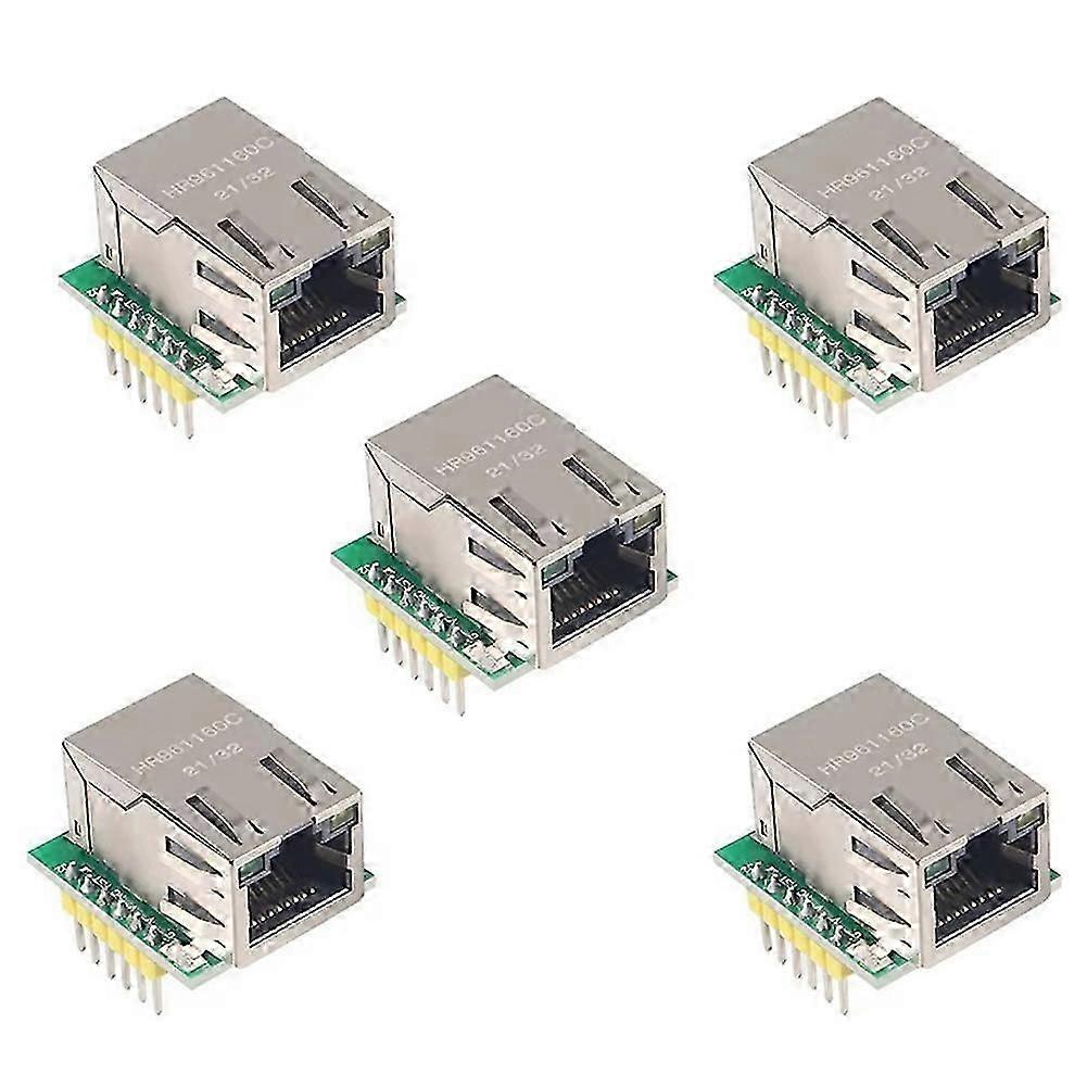 5PCS USR-ES1 W5500 Ethernet Network Module SPI Interface/Ethernet/TCP/IP Protocol Compatible WIZ820Io