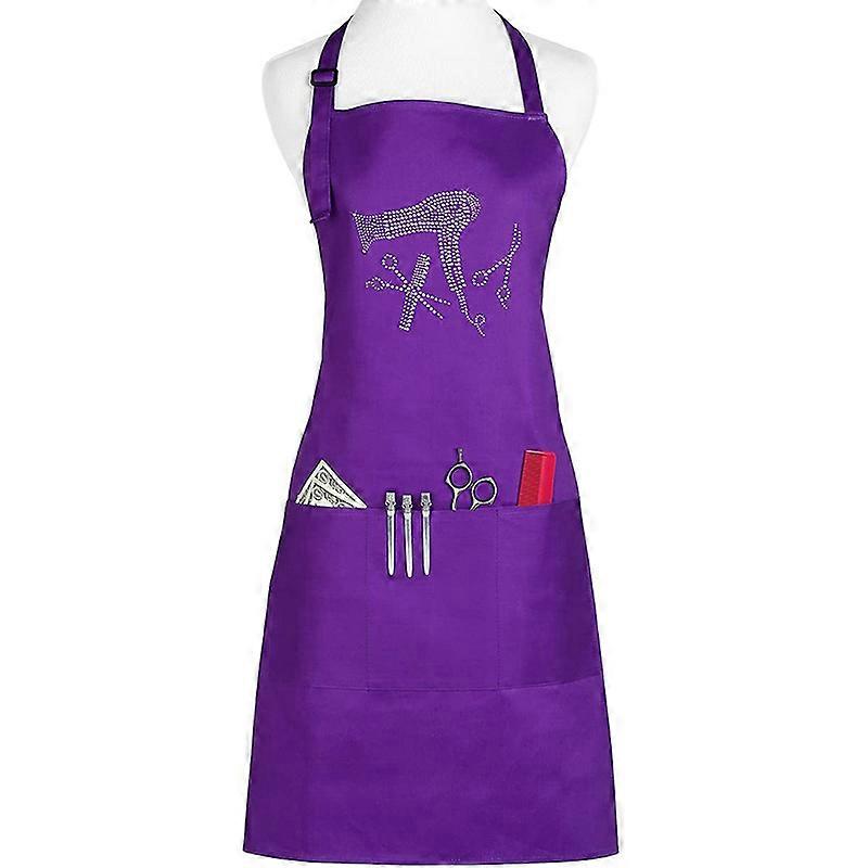 Uniform Wool Neck Apron with Adjustable Shoulder Straps Barber Work Kit