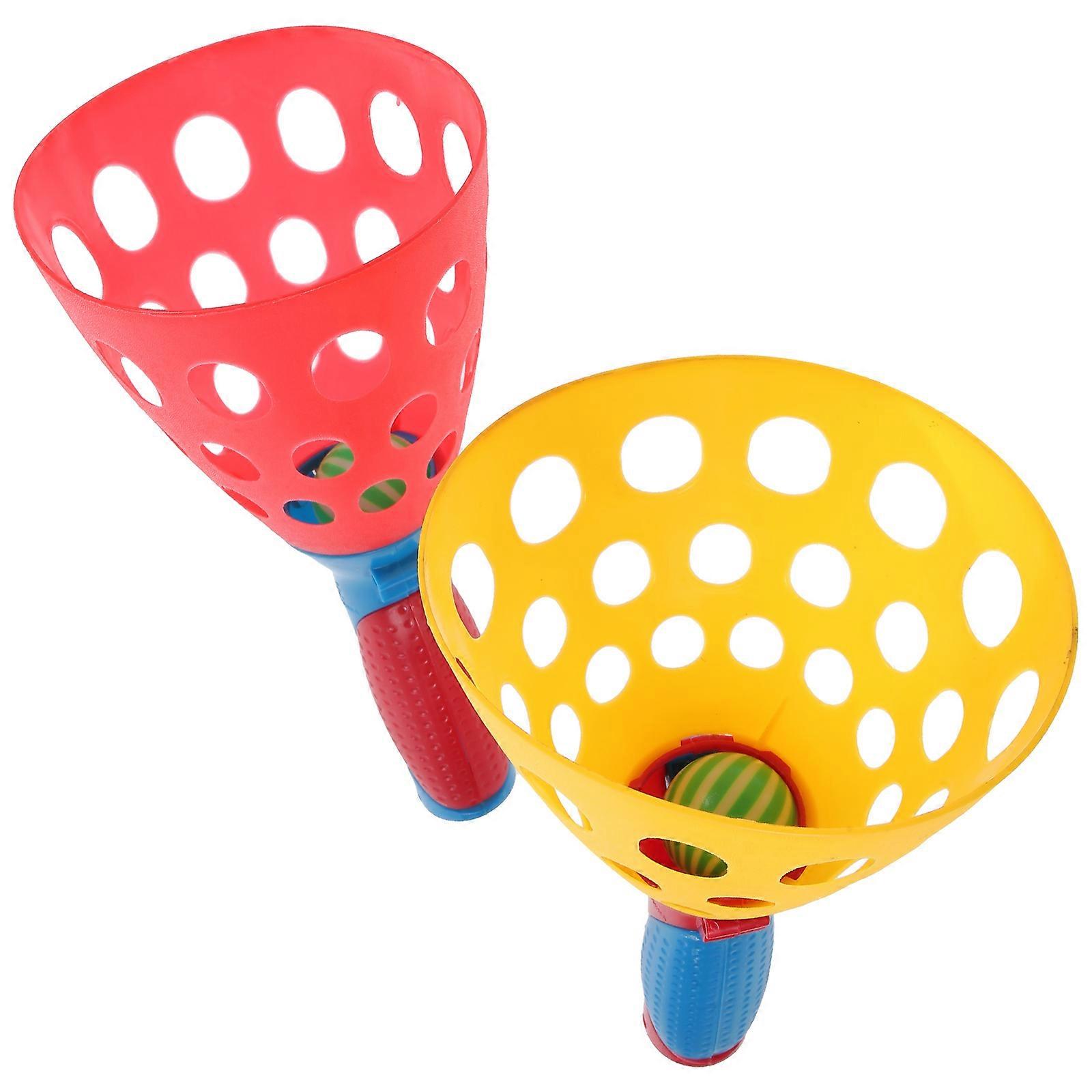 Interactive Catching Cup Catch Balls for Playing 1Pair Random Color