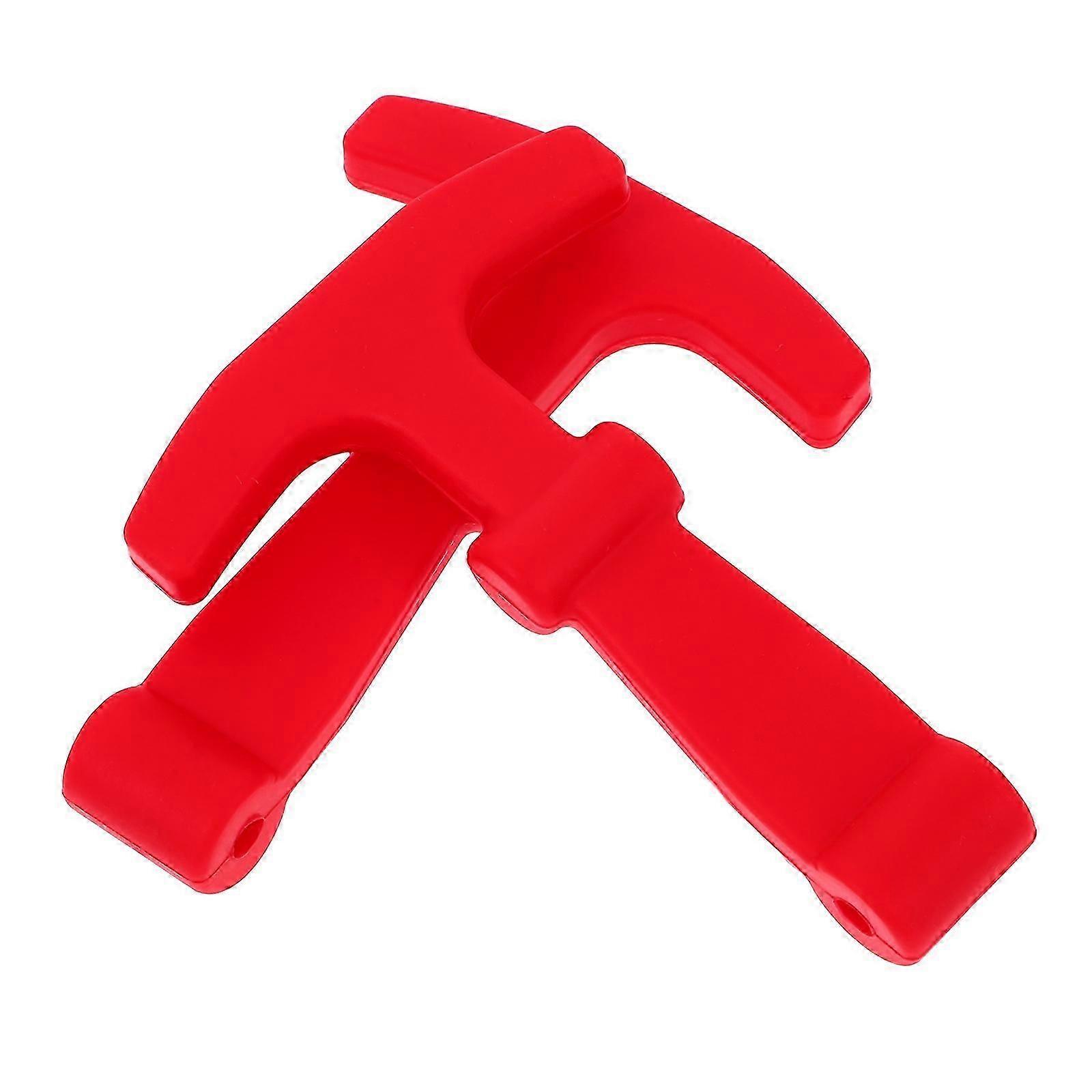 Red Silicone T-shaped Cooler Latch Replacement (2pcs)