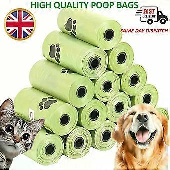 Hochwertige Hundekotbeutel für Hunde und Katzen, robuste, große Hundekotbeutel, umweltfreundlich (UK)