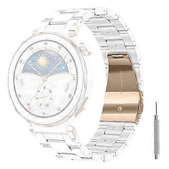22mm Resin Strap for Huawei Watch GT 6 46mm GT 5 46mm Xiaomi Watch S4 Foldable Buckle 3-Bead Watchba