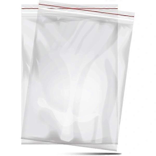 Zip bag - Transparent plastic packaging - Transparent zipper material