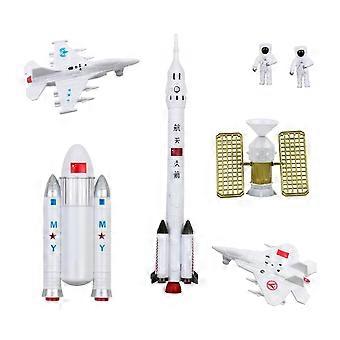 7Pcs Weltraumspielzeug für Kinder Weltraumforschung Space Shuttle Wissenschaft Experimente