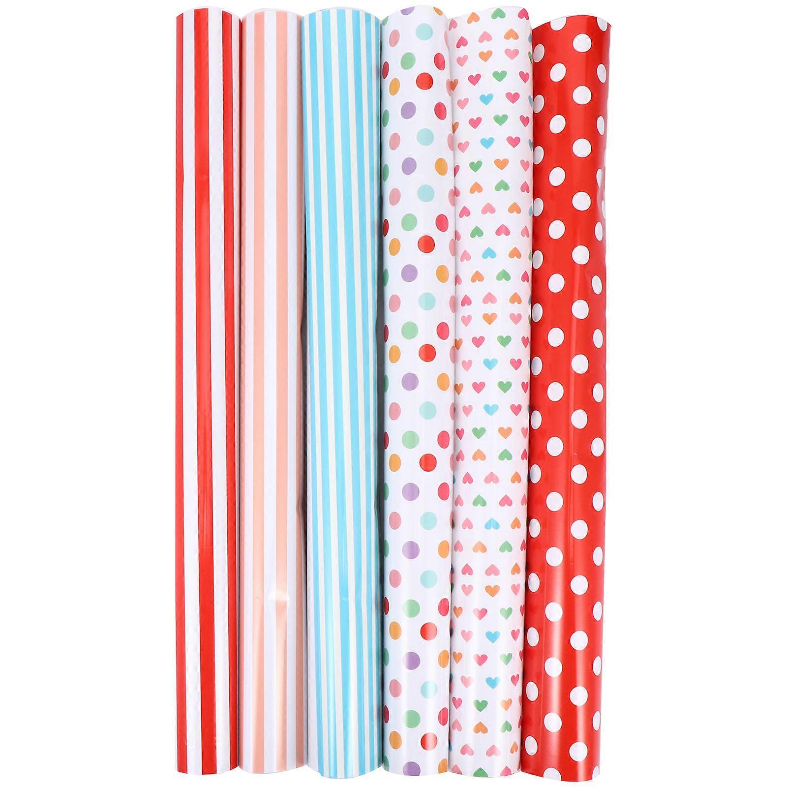 6pcs Creative Gift Wrapping Papers Present Wrapper Creative Gift  Wrapper